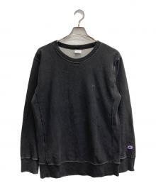 Champion（チャンピオン）の古着「RW CREW NECK SWEATSHIRT」｜ブラック