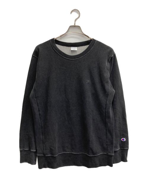 Champion（チャンピオン）Champion (チャンピオン) RW CREW NECK SWEATSHIRT ブラック サイズ:Lの古着・服飾アイテム