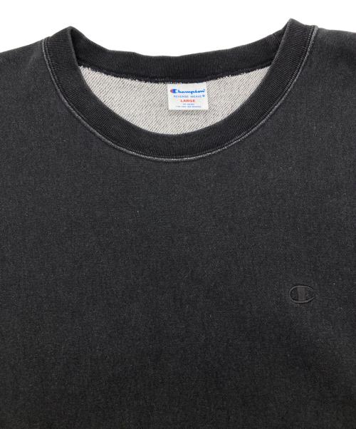 Champion（チャンピオン）Champion (チャンピオン) RW CREW NECK SWEATSHIRT ブラック サイズ:Lの古着・服飾アイテム