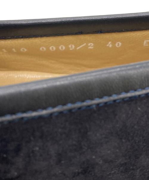 GUCCI（グッチ）GUCCI (グッチ) OLDホースビットスエードローファー パープル サイズ:40Eの古着・服飾アイテム