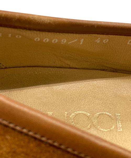 GUCCI（グッチ）GUCCI (グッチ) OLD/スエードホースビットローファー ブラウン サイズ:40Dの古着・服飾アイテム