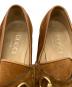 中古・古着 GUCCI (グッチ) OLD/スエードホースビットローファー ブラウン サイズ:40D：13000円