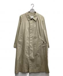 CIOTA（シオタ）の古着「スビンコットンタイプライターバルマカンコート」｜ベージュ