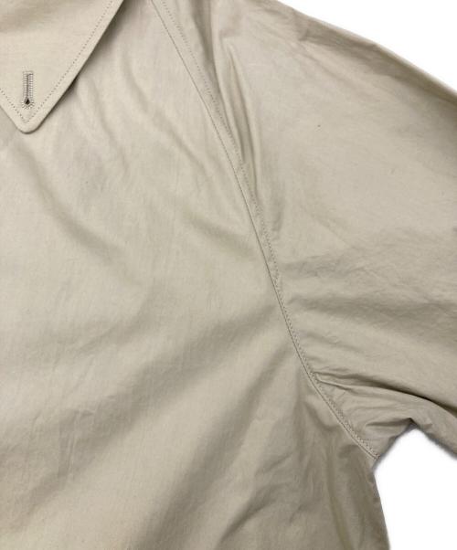 CIOTA（シオタ）CIOTA (シオタ) スビンコットンタイプライターバルマカンコート ベージュ サイズ:5の古着・服飾アイテム