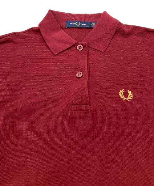 FRED PERRY（フレッドペリー）FRED PERRY (フレッドペリー) ポロシャツワンピース レッド サイズ:38の古着・服飾アイテム