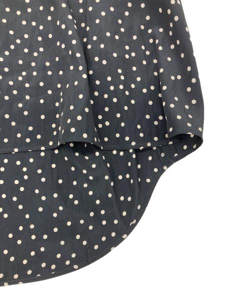 Noble（ノーブル）Noble (ノーブル) スタンドフリルボウタイブラウス ブラック サイズ:表記無しの古着・服飾アイテム