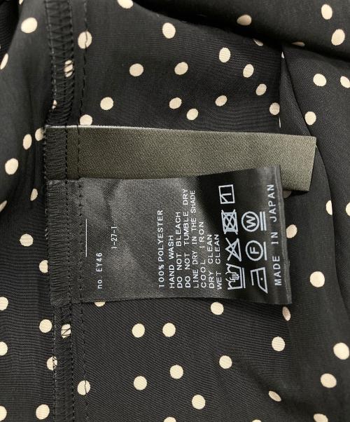 Noble（ノーブル）Noble (ノーブル) スタンドフリルボウタイブラウス ブラック サイズ:表記無しの古着・服飾アイテム