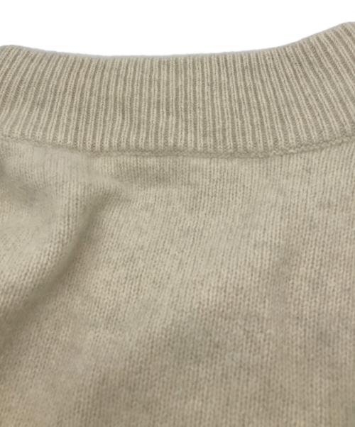 Noble（ノーブル）Noble (ノーブル) YAKワイドVネックニット ベージュ サイズ:FREEの古着・服飾アイテム