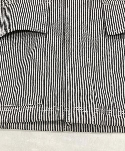 FREAK'S STORE（フリークスストア）FREAK'S STORE (フリークスストア) I Need You Baby (アイ ニード ユー ベイビー) Hickory Jacket グレー×ホワイト サイズ:Sの古着・服飾アイテム