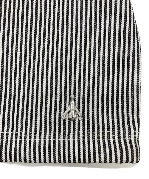 FREAK'S STORE（フリークスストア）FREAK'S STORE (フリークスストア) I Need You Baby (アイ ニード ユー ベイビー) Hickory Jacket グレー×ホワイト サイズ:Sの古着・服飾アイテム