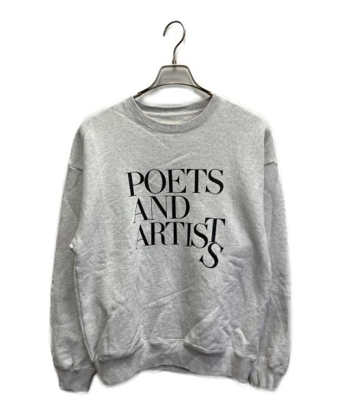 Pilgrim（ピルグリム）PILGRIM (ピルグリム) Poets and Artists Crew グレー サイズ:XSの古着・服飾アイテム