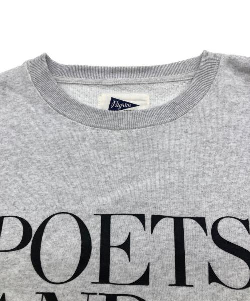 Pilgrim（ピルグリム）PILGRIM (ピルグリム) Poets and Artists Crew グレー サイズ:XSの古着・服飾アイテム