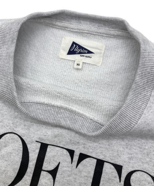 Pilgrim（ピルグリム）PILGRIM (ピルグリム) Poets and Artists Crew グレー サイズ:XSの古着・服飾アイテム