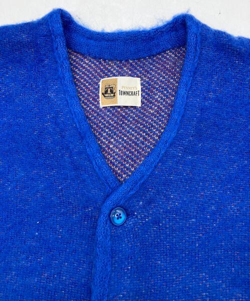 PENNEYS（ペニーズ）penneys (ペニーズ) TOWN CRAFT (タウンクラフト) シャギーカーディガン ネイビー サイズ:40-42の古着・服飾アイテム