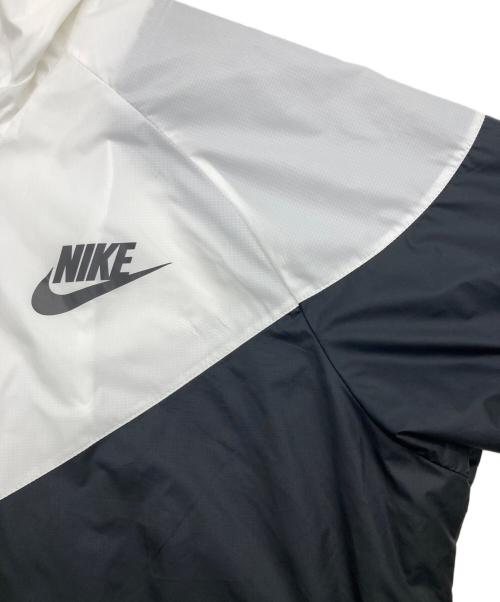 NIKE（ナイキ）NIKE (ナイキ) ナイロンジャケット ホワイト×ブラック サイズ:XLの古着・服飾アイテム
