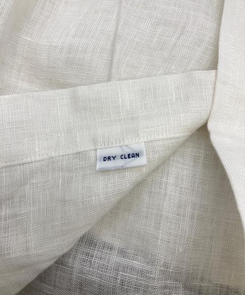 POLO RALPH LAUREN（ポロ・ラルフローレン）POLO RALPH LAUREN (ポロ・ラルフローレン) ヤシの木プリント リネンシャツ ホワイト サイズ:Lの古着・服飾アイテム