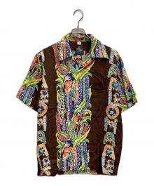 KONA BAY（コナベイ）の古着「レーヨン アロハシャツ　ハワイ製」｜ブラウン