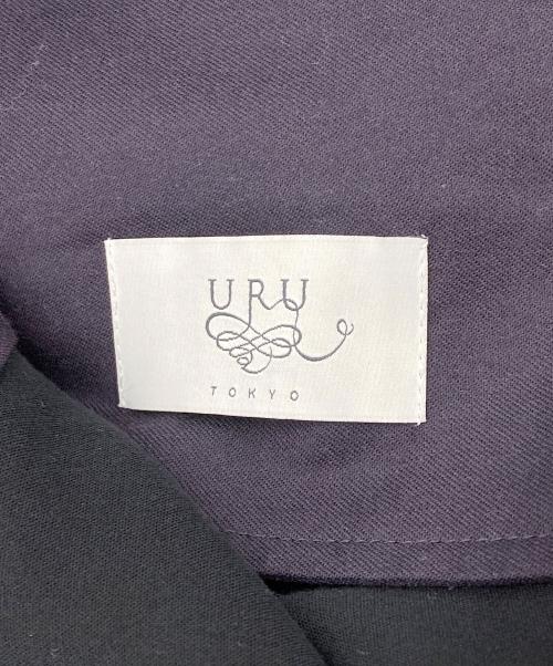 URU（ウル）URU (ウル) D.NAVY. COTTON GABARDINE / EASY PANTS ネイビー サイズ:Sの古着・服飾アイテム