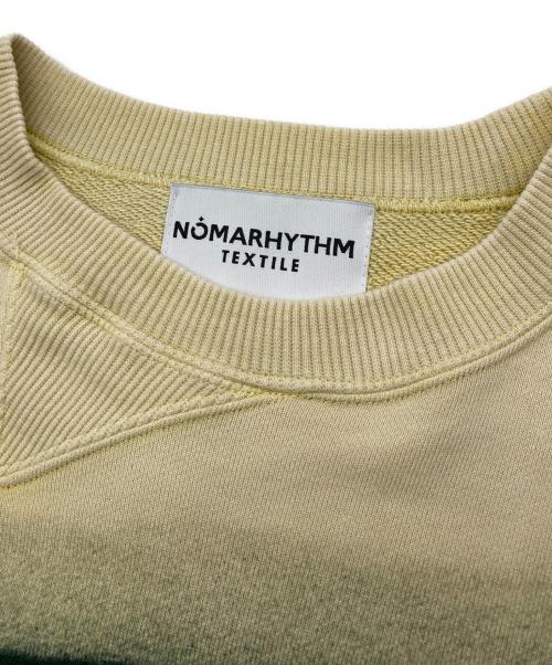NOMARHYTHM TEXTILE（ノーマリズムテキスタイル）NOMARHYTHM TEXTILE (ノーマリズムテキスタイル) SMU HAND DYE TWIST SWEAT グリーン×イエロー サイズ:2の古着・服飾アイテム