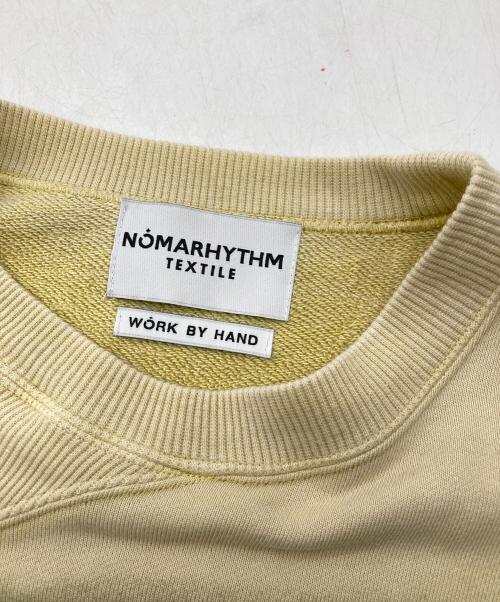 NOMARHYTHM TEXTILE（ノーマリズムテキスタイル）NOMARHYTHM TEXTILE (ノーマリズムテキスタイル) SMU HAND DYE TWIST SWEAT グリーン×イエロー サイズ:2の古着・服飾アイテム