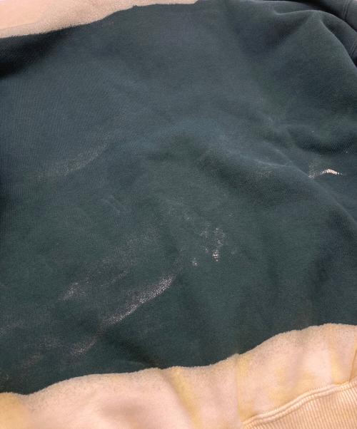 NOMARHYTHM TEXTILE（ノーマリズムテキスタイル）NOMARHYTHM TEXTILE (ノーマリズムテキスタイル) SMU HAND DYE TWIST SWEAT グリーン×イエロー サイズ:2の古着・服飾アイテム