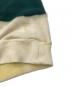 中古・古着 NOMARHYTHM TEXTILE (ノーマリズムテキスタイル) SMU HAND DYE TWIST SWEAT グリーン×イエロー サイズ:2：15000円