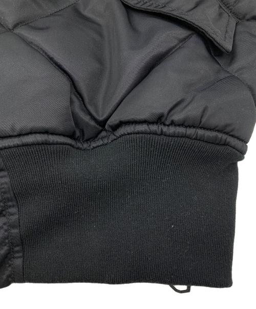 ALPHA（アルファ）ALPHA (アルファ) MA-1/キルティング/フライトジャケット ブラック サイズ:Mの古着・服飾アイテム