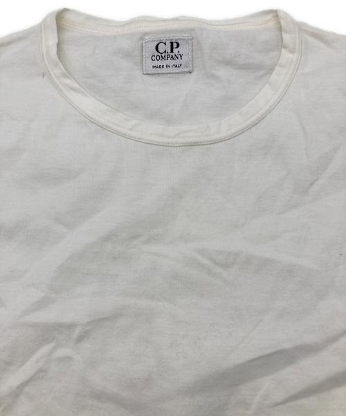 C.P COMPANY（シーピーカンパニー）C.P COMPANY (シーピーカンパニー) 00s コットンTシャツ ホワイト サイズ:Lの古着・服飾アイテム