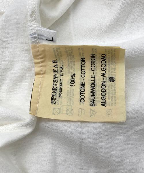 C.P COMPANY（シーピーカンパニー）C.P COMPANY (シーピーカンパニー) 00s コットンTシャツ ホワイト サイズ:Lの古着・服飾アイテム