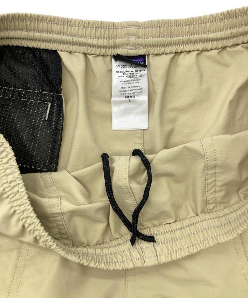 Patagonia（パタゴニア）Patagonia (パタゴニア) バギーズ ナイロンショーツ ベージュ サイズ:Lの古着・服飾アイテム