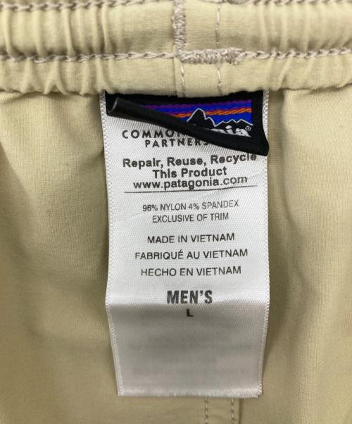 Patagonia（パタゴニア）Patagonia (パタゴニア) バギーズ ナイロンショーツ ベージュ サイズ:Lの古着・服飾アイテム