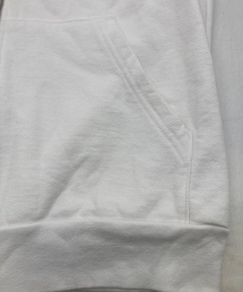 LOS ANGELES APPAREL（ロサンゼルスアパレル）LOS ANGELES APPAREL (ロサンゼルスアパレル) ジップパーカー ホワイト サイズ:Lの古着・服飾アイテム