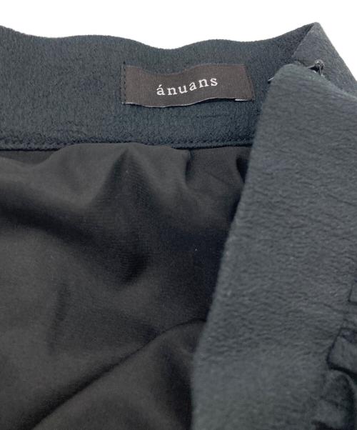 anuans（アニュアンス）anuans (アニュアンス) ボリュームティアードオーガンジースカート ブラック サイズ:Mの古着・服飾アイテム