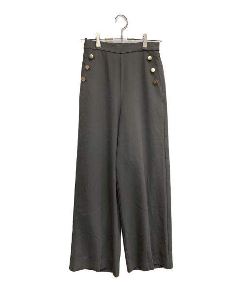 anuans（アニュアンス）anuans (アニュアンス) センタープレスマリンパンツ グレー サイズ:Mの古着・服飾アイテム