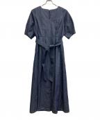 anuansアニュアンス）の古着「ショートスリーブデニムワンピース」｜インディゴ