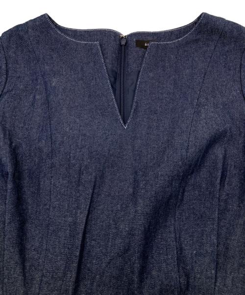 anuans（アニュアンス）anuans (アニュアンス) ショートスリーブデニムワンピース インディゴ サイズ:Mの古着・服飾アイテム