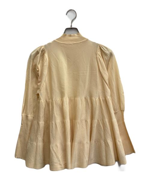 anuans（アニュアンス）anuans (アニュアンス) ティアードニットプルオーバー オレンジ サイズ:FREEの古着・服飾アイテム