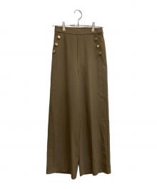 anuans（アニュアンス）の古着「センタープレスマリンパンツ」｜ブラウン