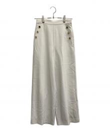 anuans（アニュアンス）の古着「センタープレスマリンパンツ」｜ホワイト