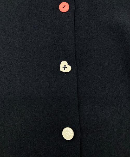 PS Paul Smith（ＰＳポールスミス）PS Paul Smith (ＰＳポールスミス) ソフトジョーゼット ドレスシャツ ネイビー サイズ:38の古着・服飾アイテム