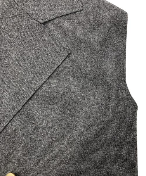 PLST（プラステ）PLST (プラステ) レーヨンブレンドテーラードニットセットアップ グレー サイズ:Sの古着・服飾アイテム