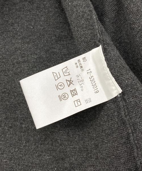 PLST（プラステ）PLST (プラステ) レーヨンブレンドテーラードニットセットアップ グレー サイズ:Sの古着・服飾アイテム