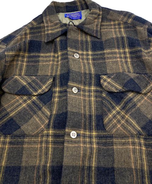 PENDLETON（ペンドルトン）PENDLETON (ペンドルトン) 60’S ウールネルシャツ イエロー サイズ:Mの古着・服飾アイテム
