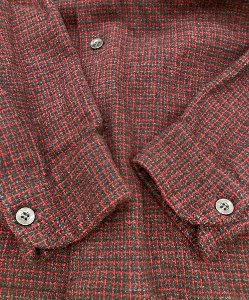 PENDLETON（ペンドルトン）PENDLETON (ペンドルトン) 50’S ウールネルシャツ レッド サイズ:Mの古着・服飾アイテム
