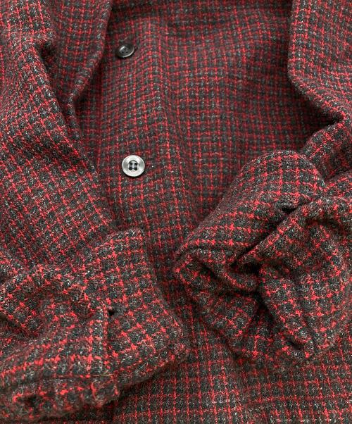 PENDLETON（ペンドルトン）PENDLETON (ペンドルトン) 50’S ウールネルシャツ レッド サイズ:Mの古着・服飾アイテム
