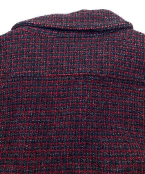 PENDLETON（ペンドルトン）PENDLETON (ペンドルトン) 50’S ウールネルシャツ レッド サイズ:Mの古着・服飾アイテム