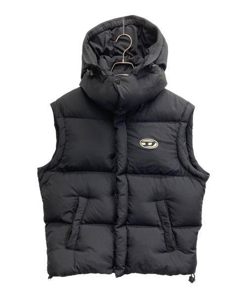 DIESEL（ディーゼル）DIESEL (ディーゼル) ダウンベスト/W-ROLF-SL-NW ブラック サイズ:Mの古着・服飾アイテム