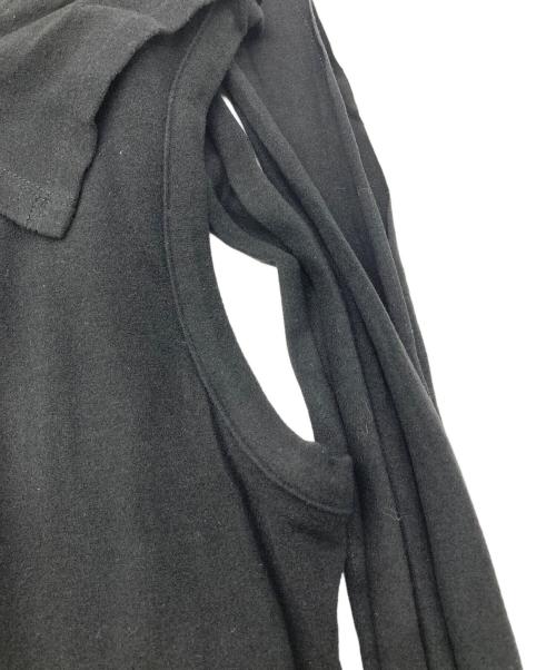 YOHJI YAMAMOTO（ヨウジヤマモト）YOHJI YAMAMOTO (ヨウジヤマモト) コードノースリーブワンピース ブラック サイズ:2の古着・服飾アイテム