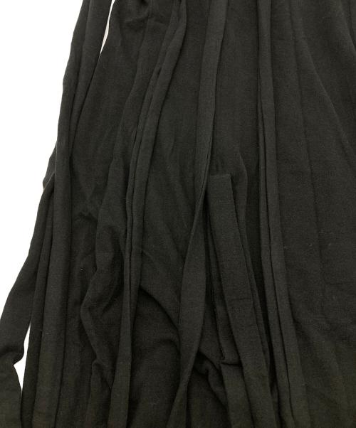 YOHJI YAMAMOTO（ヨウジヤマモト）YOHJI YAMAMOTO (ヨウジヤマモト) コードノースリーブワンピース ブラック サイズ:2の古着・服飾アイテム