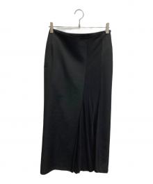 YOHJI YAMAMOTO（ヨウジヤマモト）の古着「ウールロングスカート」｜ブラック
